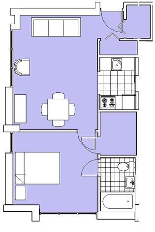 One Bedroom Apartment