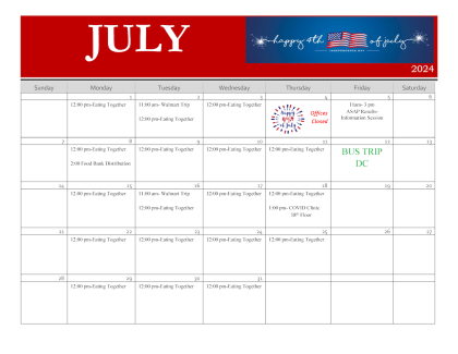 July 2024 Events