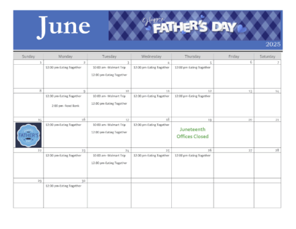 June 2025 Events
