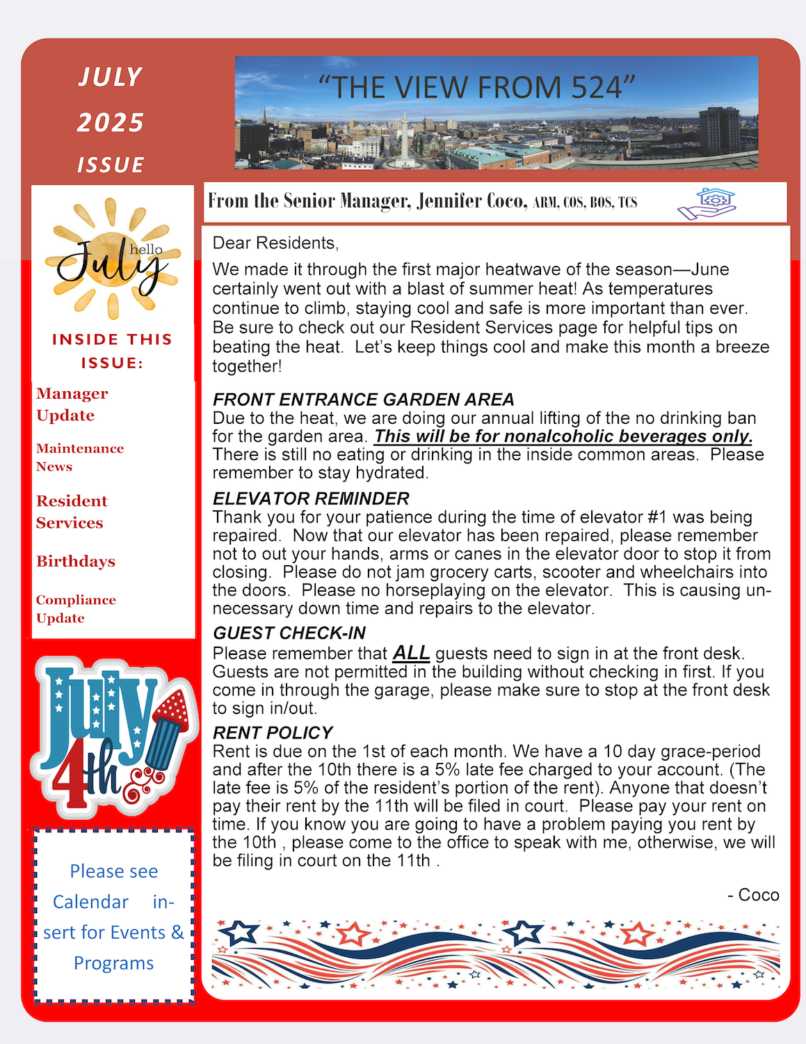 July 2025 Newsletter