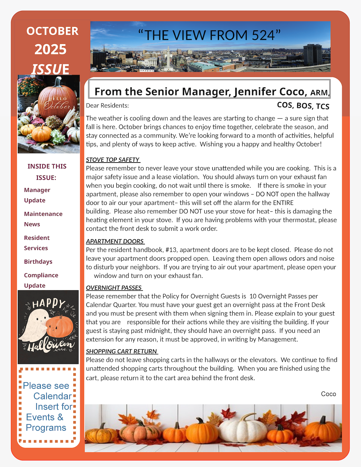 October 2025 Newsletter